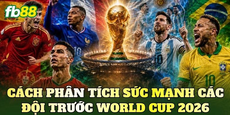 Cách phân tích sức mạnh các đội trước World Cup 2026