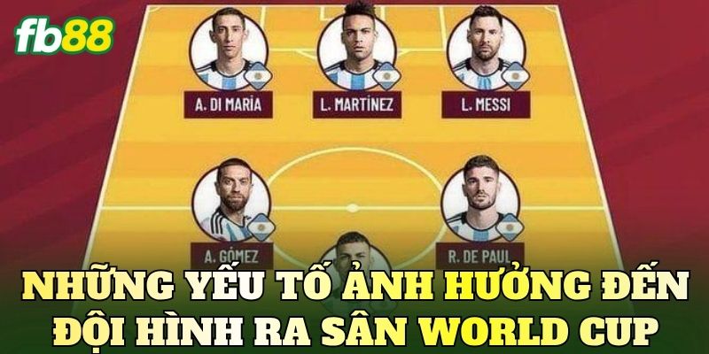 Đội Hình Ra Sân World Cup Mới Nhất Hôm Nay 4 Những yếu tố ảnh hưởng đến đội hình ra sân World Cup